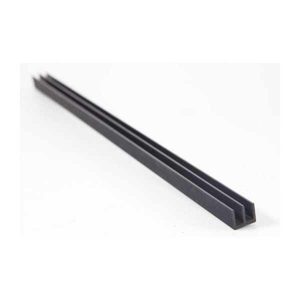 Schuifprofiel (voor 6mm glas ) boven/hoog p/0,85m