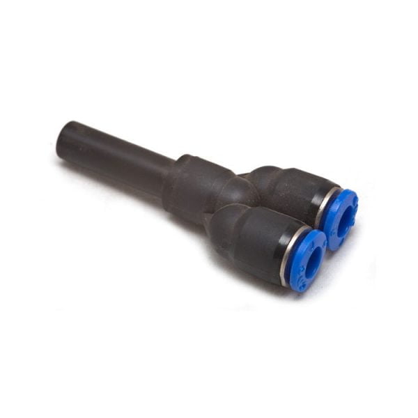 Y-verdeler met steel aansluiting ( 3 x 6 mm)
