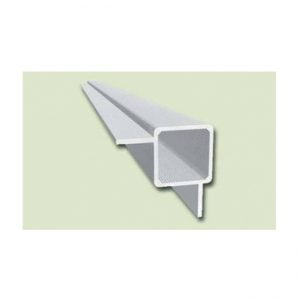 Kokerprofiel 25x25 met 2 opstaande kanten 90⁰