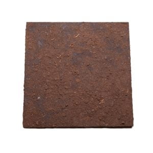 Wandbekleding tempex met elastopur en turfstrooisel (50x50x2 cm)