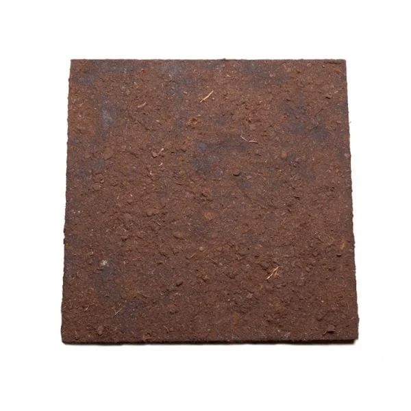 Wandbekleding tempex met elastopur en turfstrooisel (50x50x2 cm)