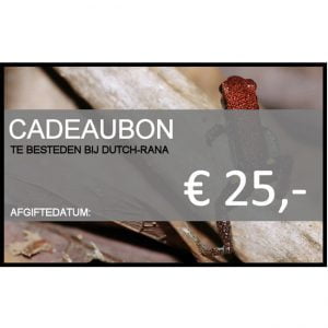 Cadeaubon 25 euro