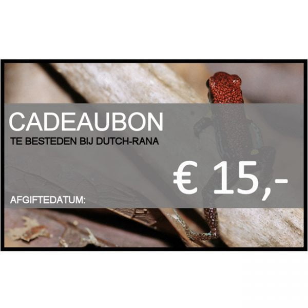 Cadeaubon 15 euro